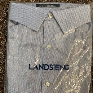 Lands End men’s Business office, collared NEW never worn